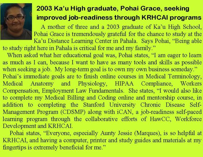 Pohai Grace Grass Roots article