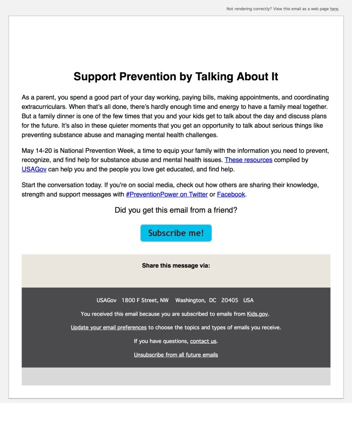 Make Each Day Count: Prevent Substance Abuse and Mental Health Issues