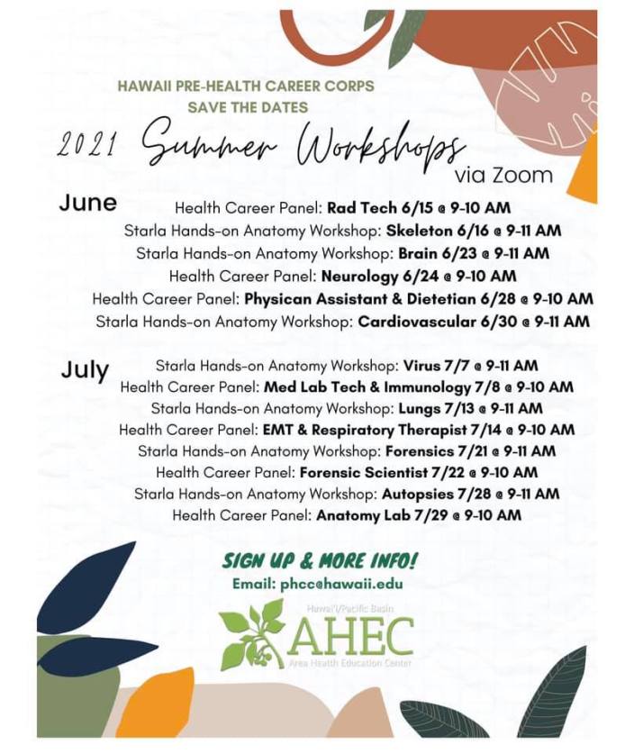 Kau Summer Workshops