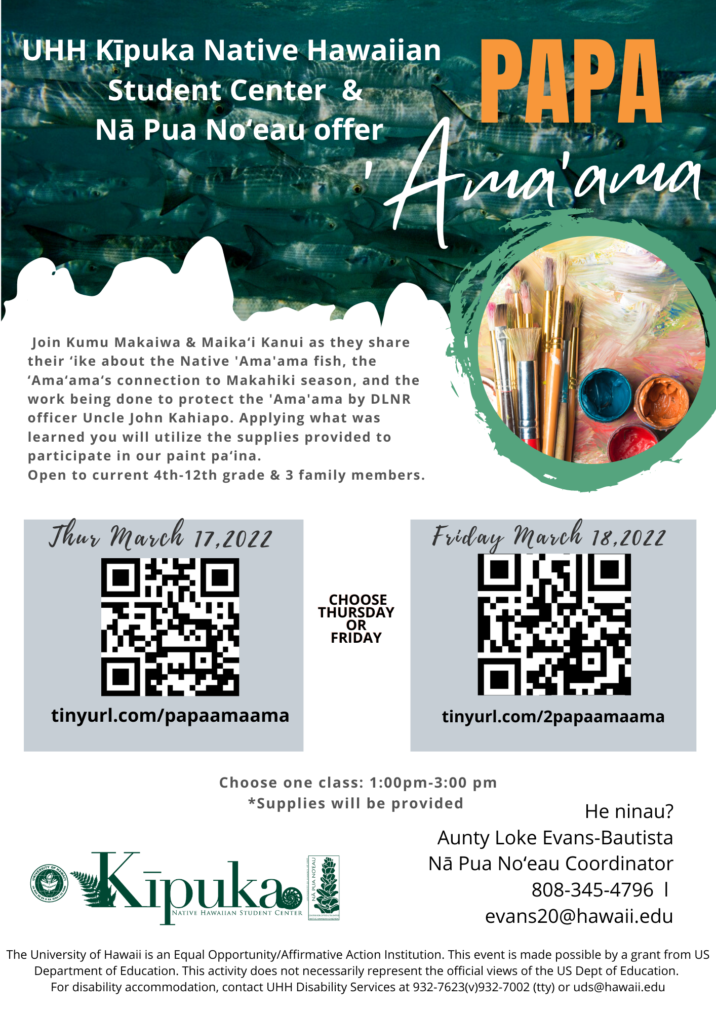 Papa ʻAmaʻama Flyer